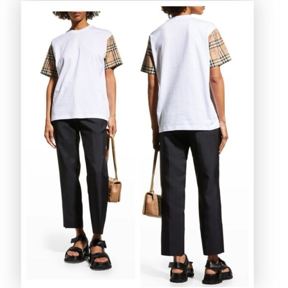 Burberry Oversized Vintage Check T-Shirt Large NWT $510 - Picture 4 of 10